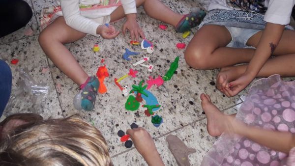 Festa com massinha em Belo Horizonte